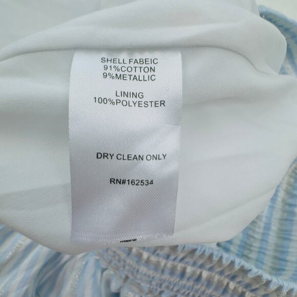 Emily McCarthy Party Short Santorini Stripe Lightweight Flowy Shorts Women's S - Picture 5 of 6